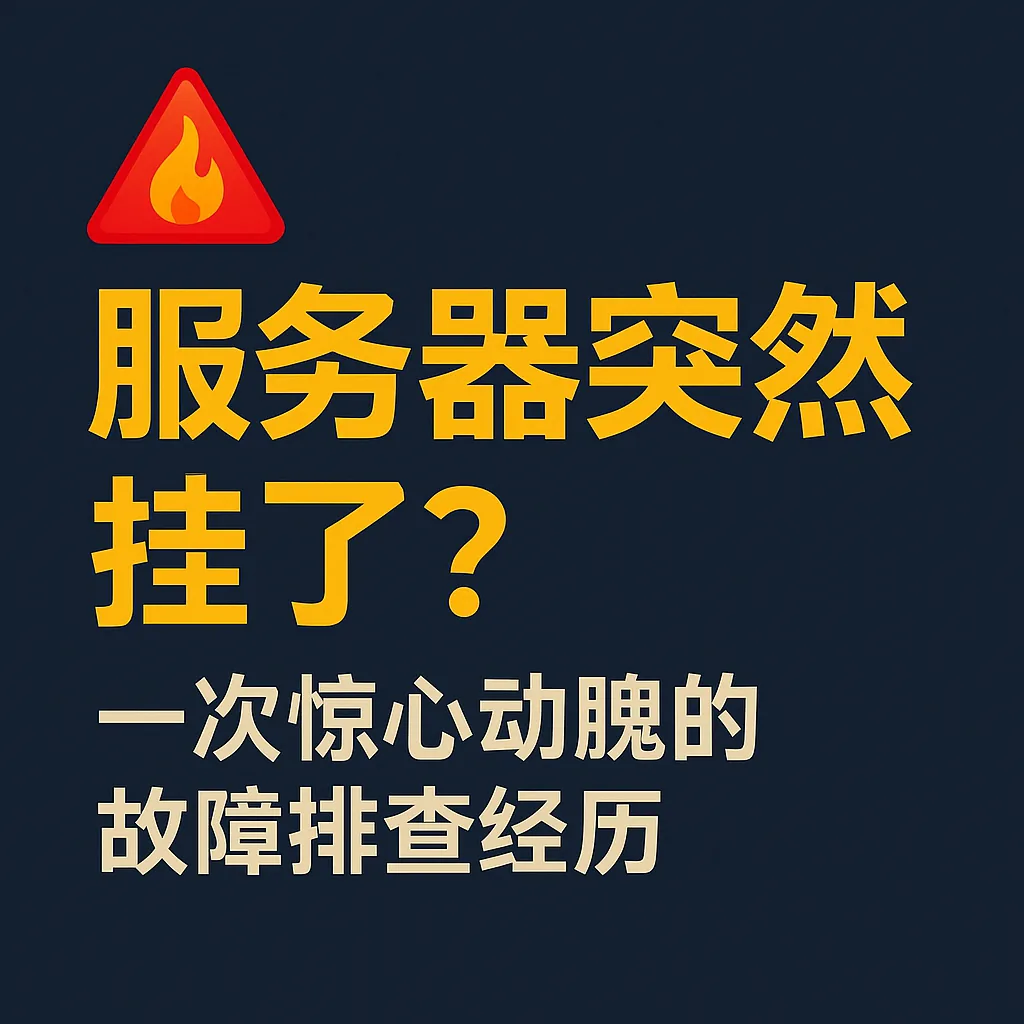 一次惊心动魄的故障排查经历